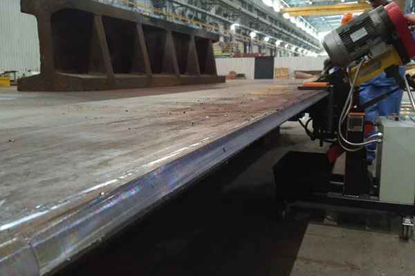 Automatic Plate Beveling Machine On-site Application