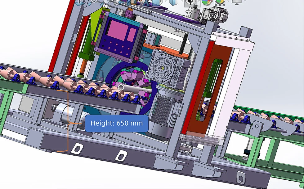 High Precision Bevel Cutting Machine Suspended Low-center Design
